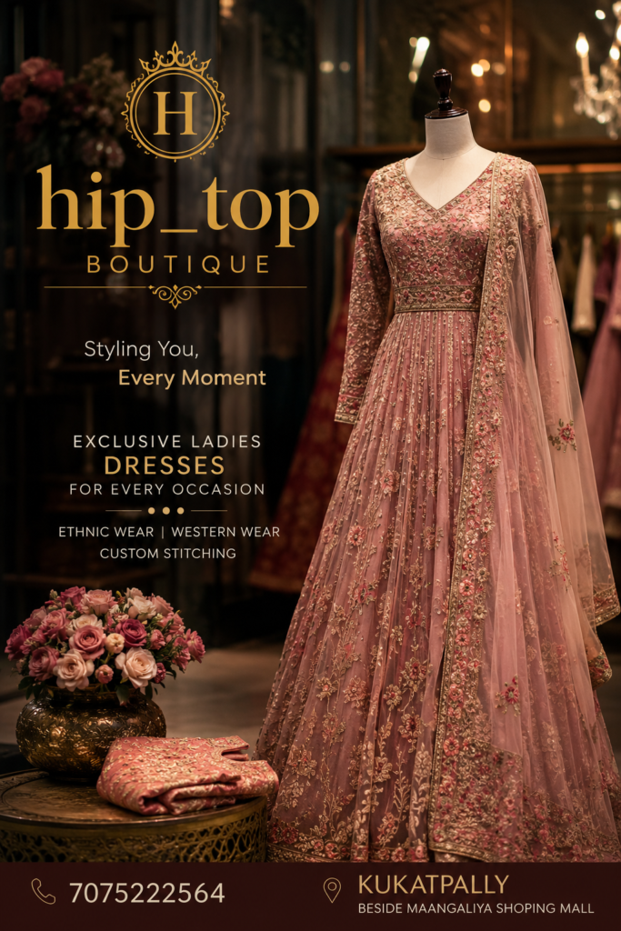 Best Stylish Ladies' Fashion at HipTop Boutique in Kukatpally, Hyderabad